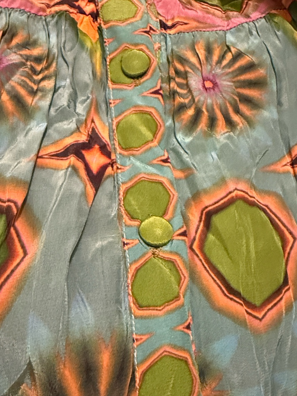 Siddhartha Bansal Geometric Tier Maxi Dress XSP - Picture 11 of 13